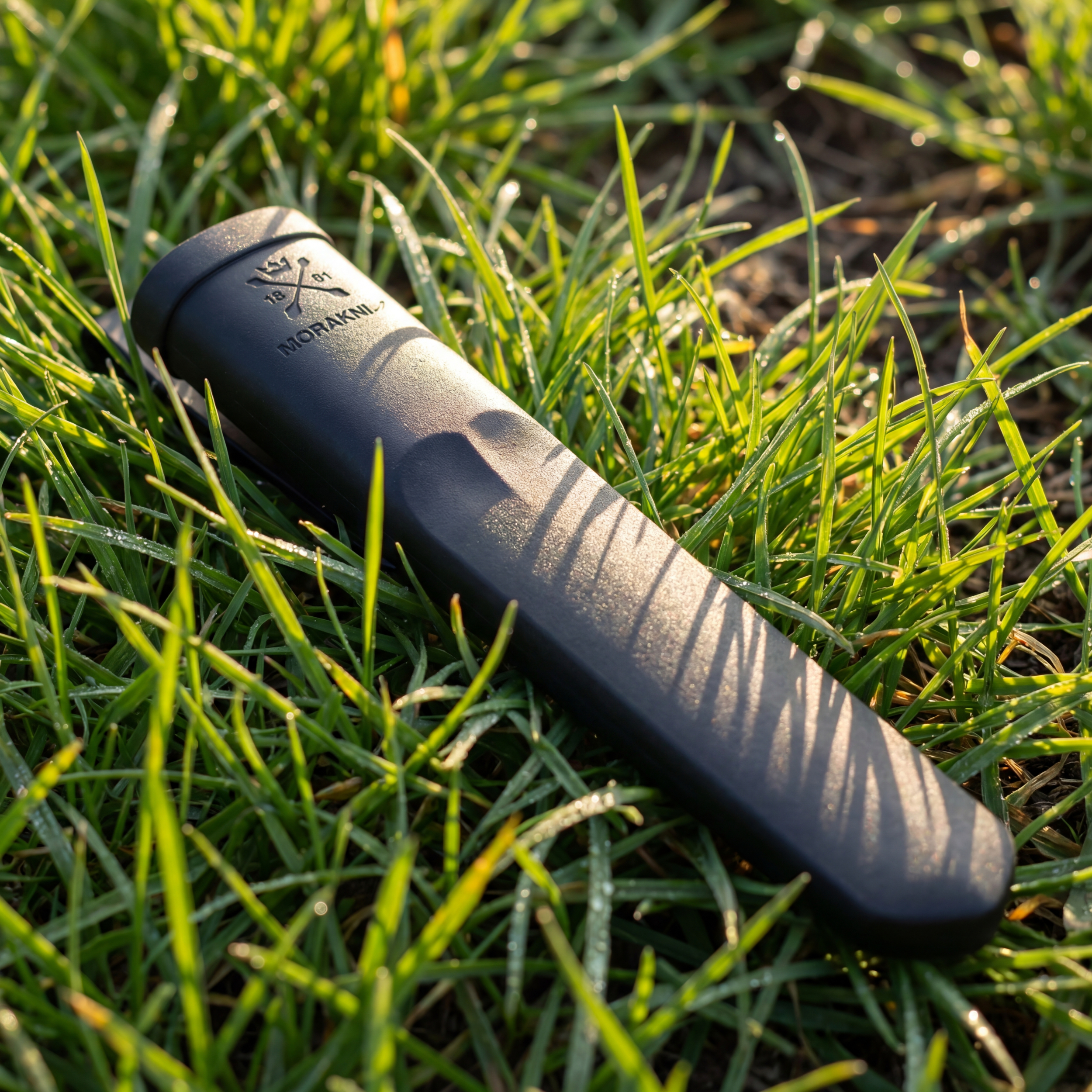 Morakniv Garberg Fixed Blade Knife 4.3 Inch Black Carbon Steel Full Tang Outd...