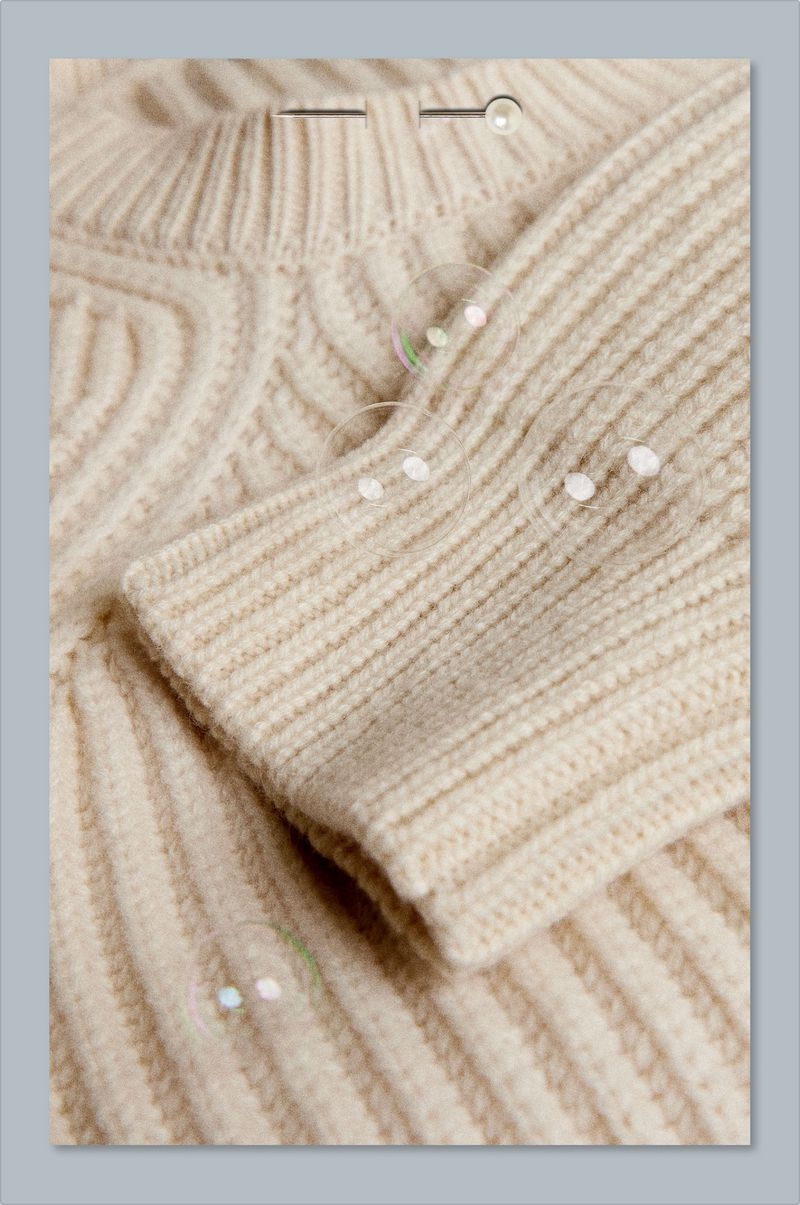 Blue cashmere sweater