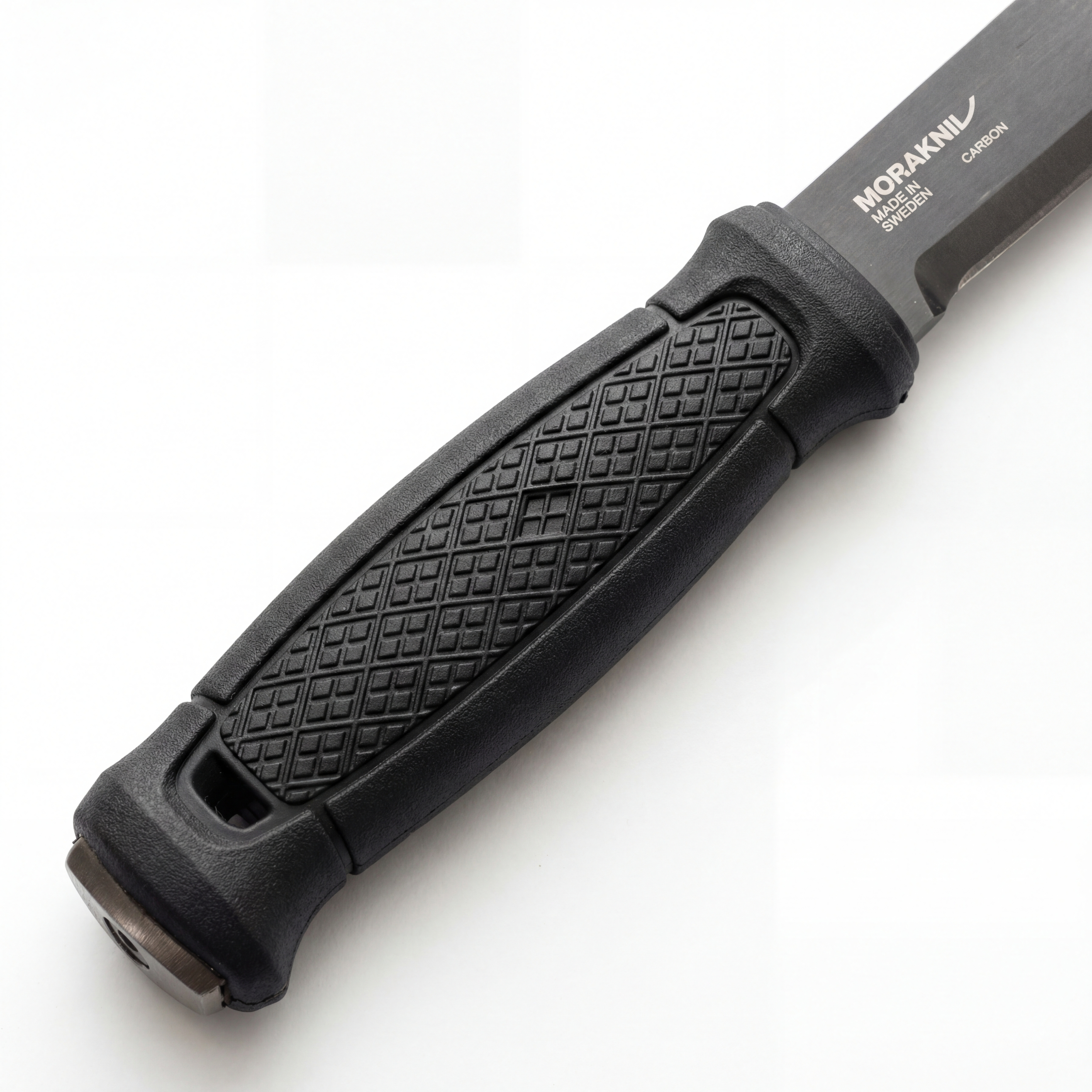 Morakniv Garberg Fixed Blade Knife 4.3 Inch Black Carbon Steel Full Tang Outd...