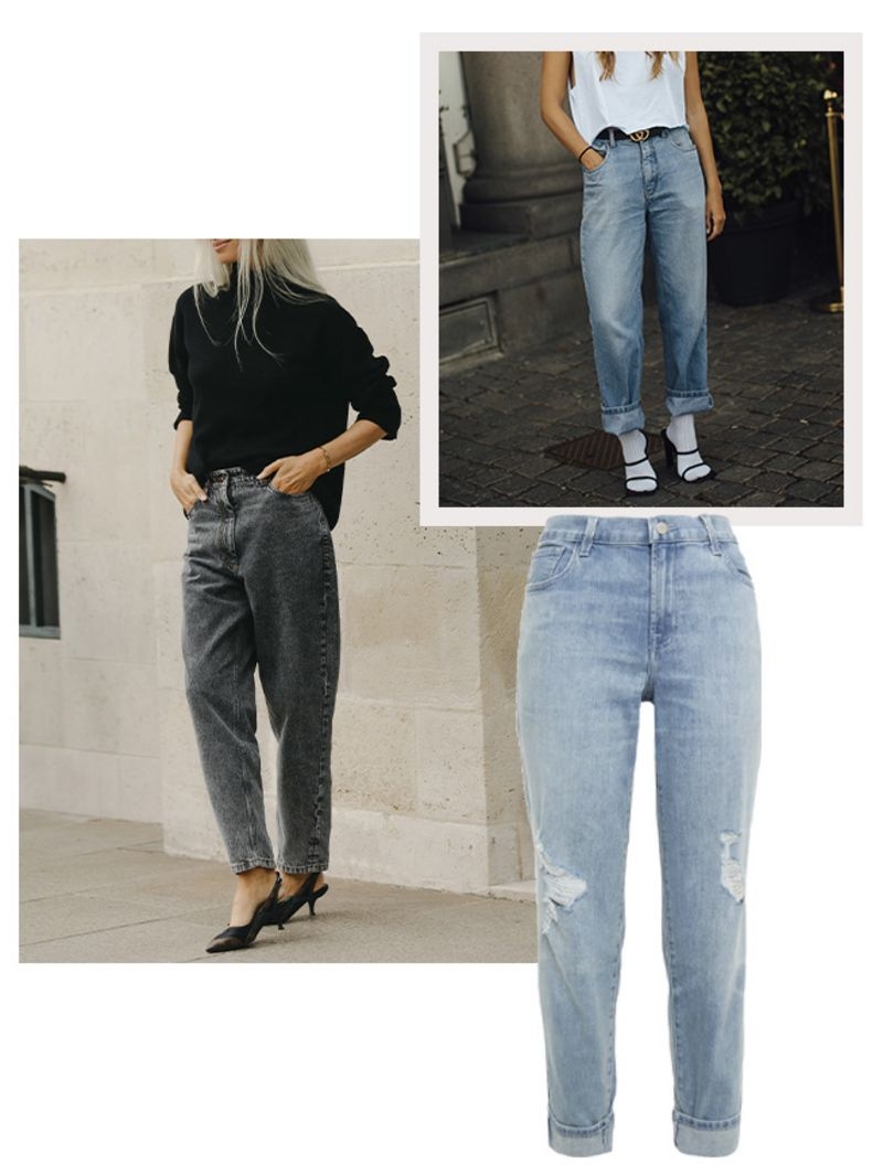 Woman in workwear clothing