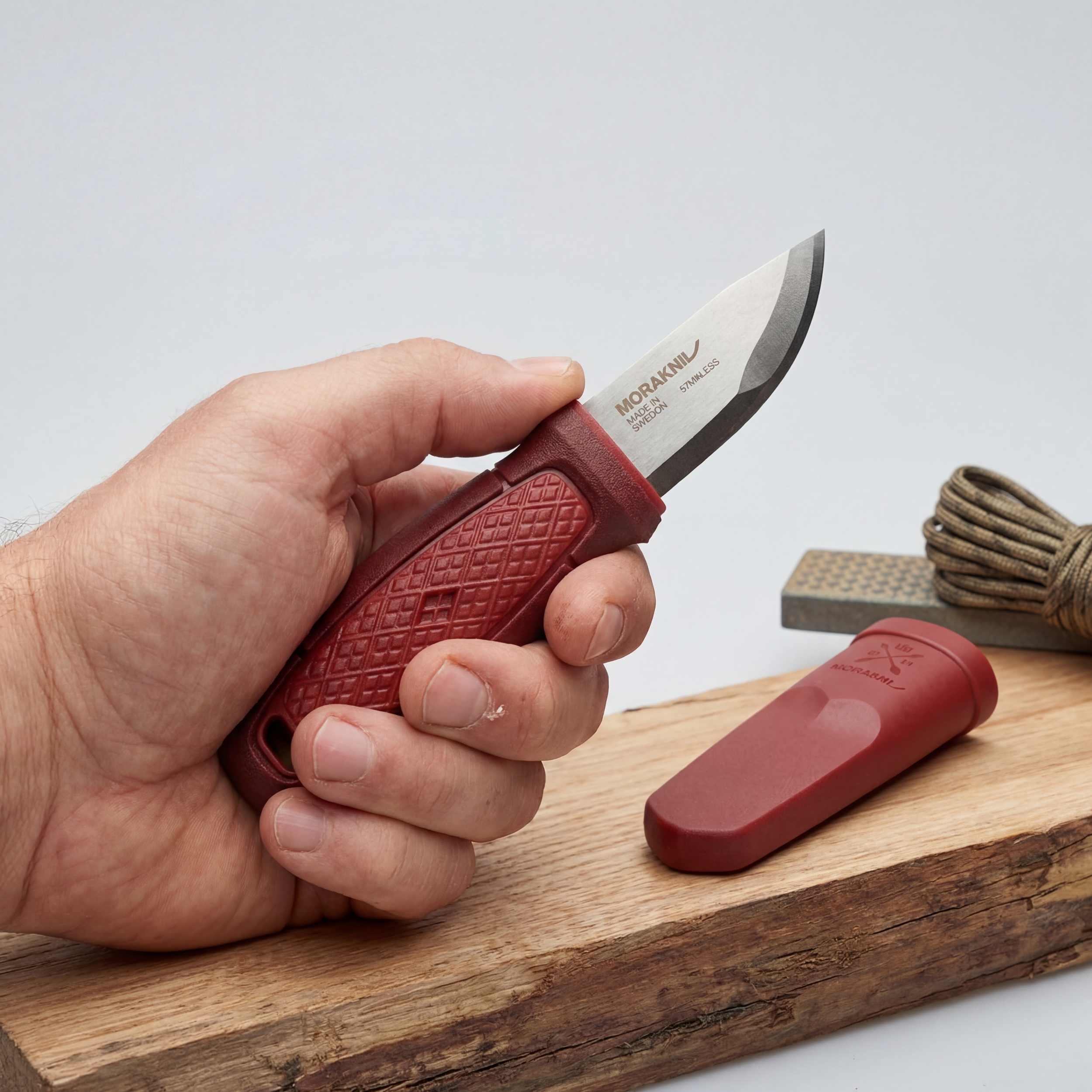 Morakniv Eldris BLUE Compact Fixed Blade Bushcraft Knife - Stainless Steel Ou...