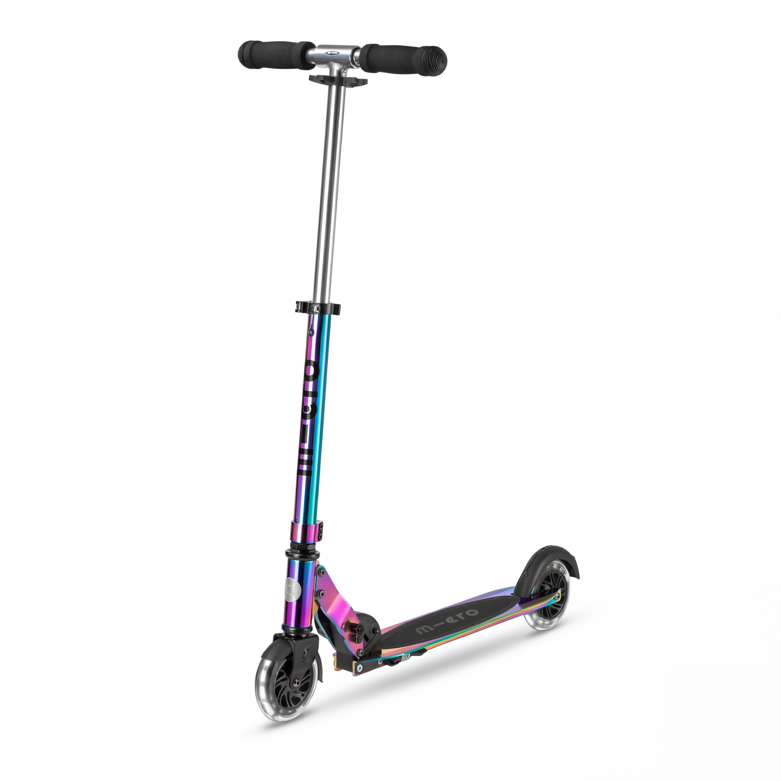 Micro Sprite LED Light-Up 2-Wheel Scooter - Foldable Adjustable for Ages 5+